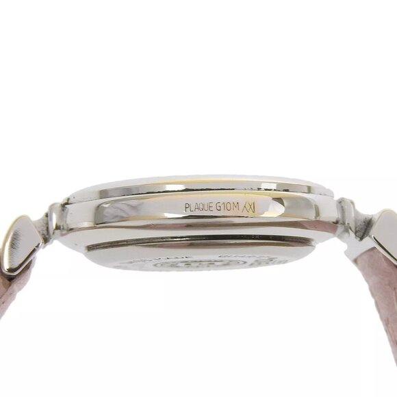 FENDI Watches 320L White shellDial Stainless Steel/Embossed Leather Quartz... - Picture 7 of 8